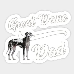 Great Dane Dad! Especially for Great Dane owners! Sticker